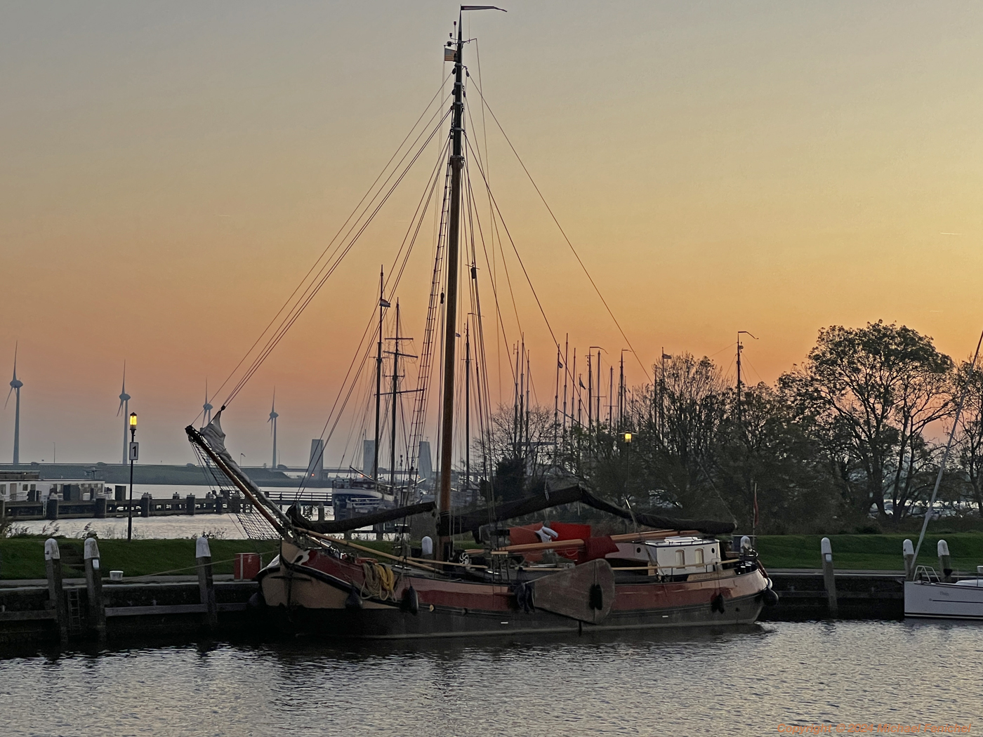 Enkhuizen Windmills and Sunset